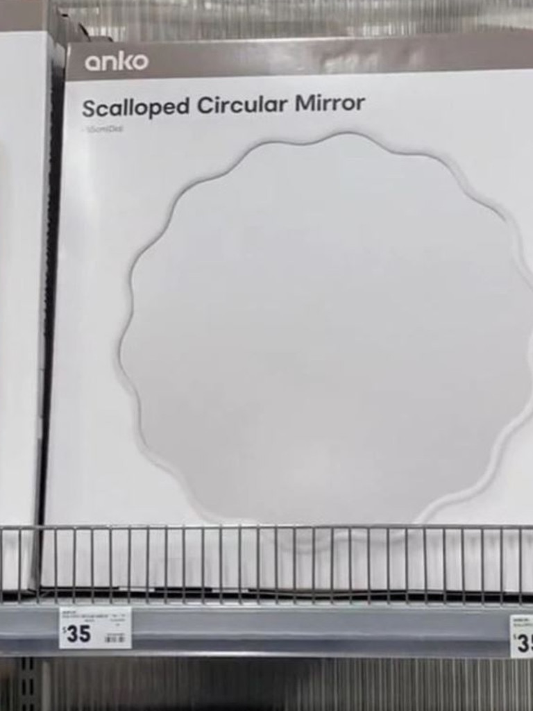 Woman's 'clever' hack with $35 Scalloped Mirror from Kmart