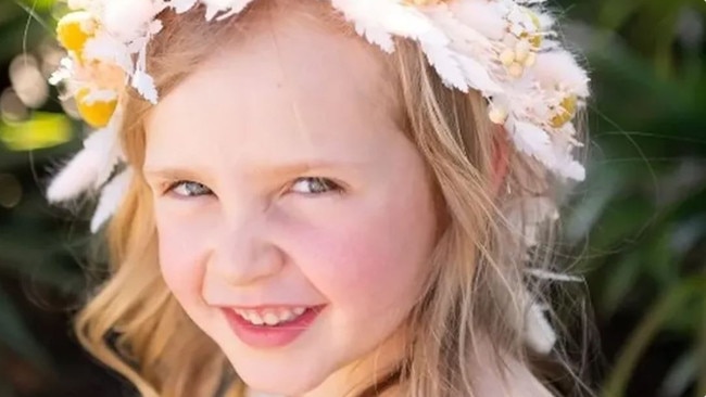 Sadie, 5, was tragically killed in a crash in Vale View, south of Toowoomba, on May 10.
