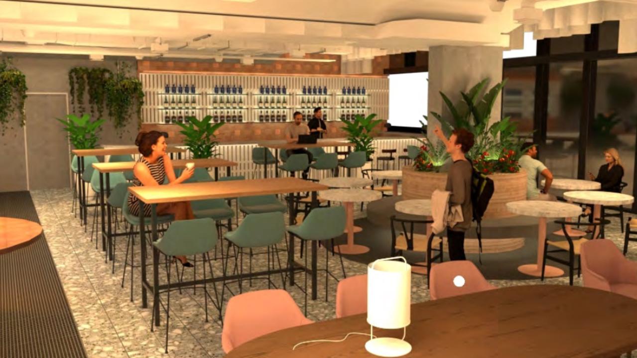 A render of the dining room at the new Mr Duncans in Fortitude Valley.