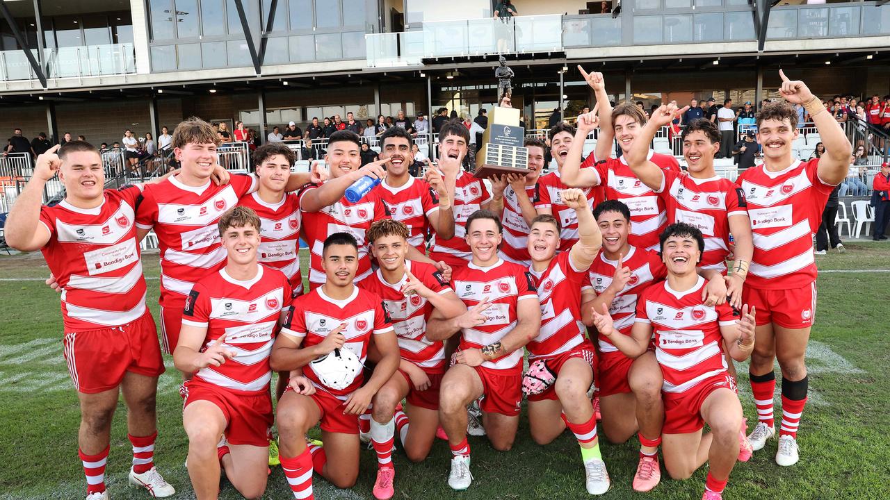 Winners PBC. Langer Trophy Grand Final schoolboy league - Marsden SHS v PBC SHS, Stones Corner. Picture: Liam Kidston