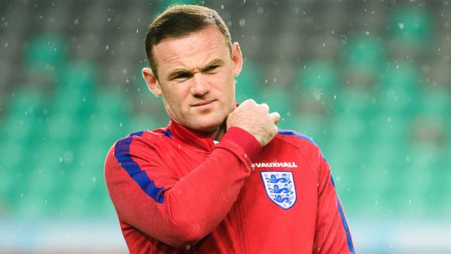 England striker Wayne Rooney.
