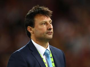 BRISBANE, AUSTRALIA - JULY 12:  Blues coach Laurie Daley looks dejected after game three of the State Of Origin series between the Queensland Maroons and the New South Wales Blues at Suncorp Stadium on July 12, 2017 in Brisbane, Australia.  (Photo by Cameron Spencer/Getty Images)