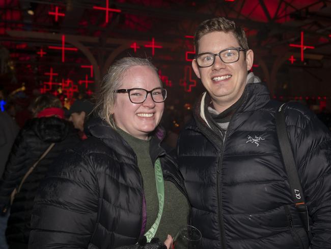 Dark Mofo 2023. Winter Feast. Jess Dilger and Tony Dilger. Picture: Caroline Tan