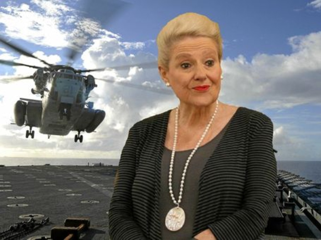 Bronwyn Bishop ran into controversy over her use of a helicopter at taxpayer's expense. It’s also how she did her hair.