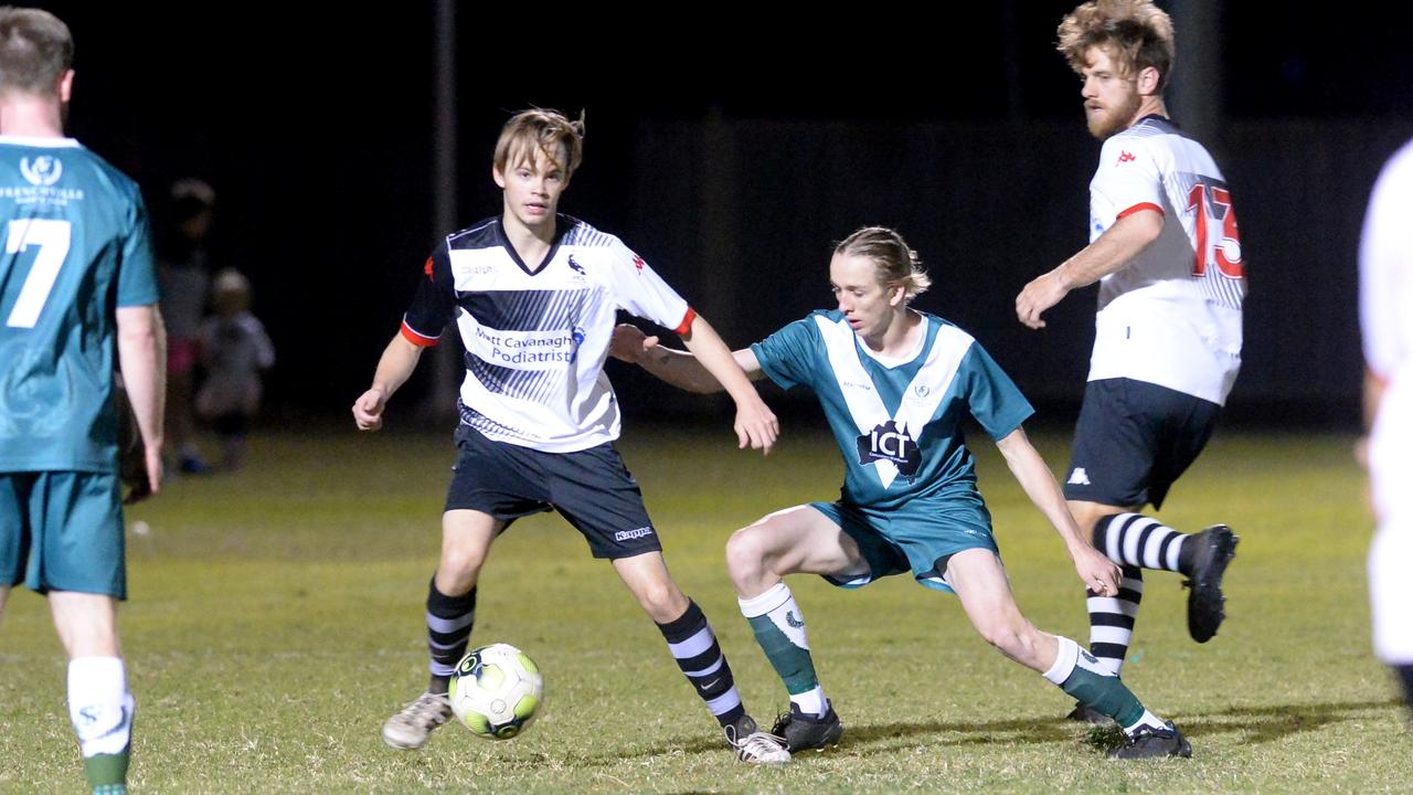 Frenchville beat Nerimbera 5-nil in Round 10 of the CQ Premier League on Saturday night. Photo: Jann Houley