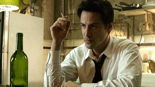 Keanu Reeves plays a chain-smoking, tough-talking exorcist in Constantine.