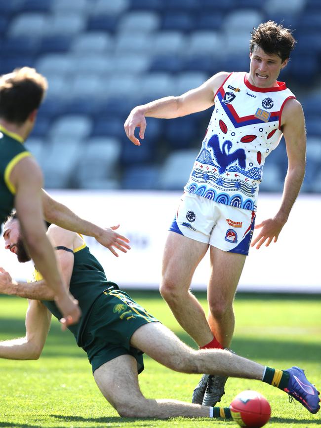 Caldow said South Barwon showed big signs of improvement despite another grand final loss. Picture: Mike Dugdale