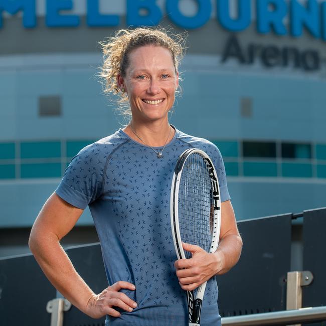 Sam Stosur looking forward to the Australian Open. Picture Jay Town