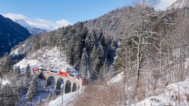 Glacier Express, Switzerland.