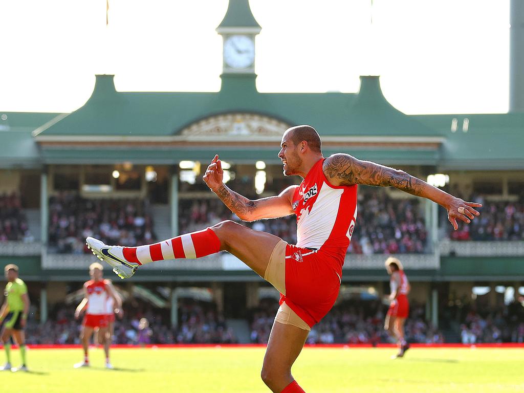 This could be Lance Franklin’s last season with the Swans. Photo by Phil Hillyard