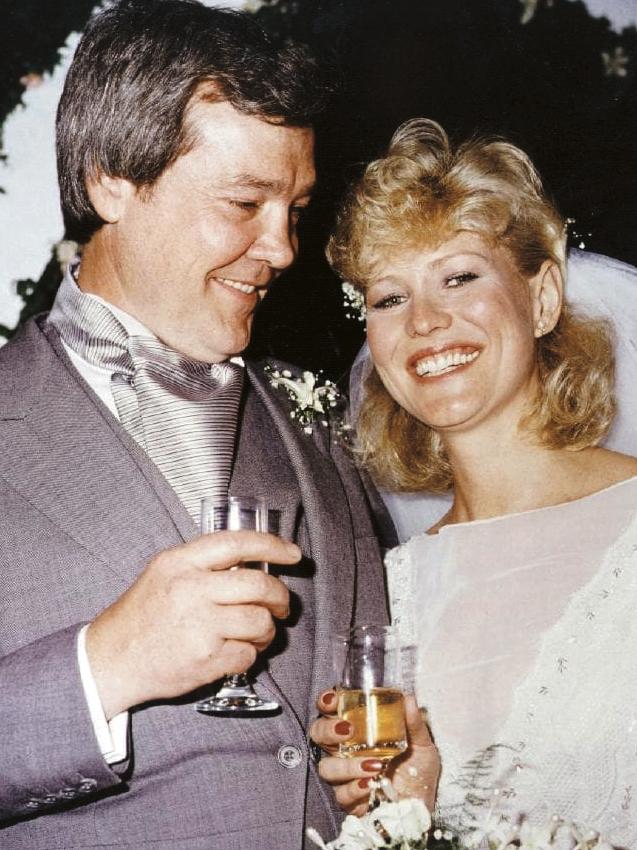 As Kerri-Anne Wright, marrying John Kennerley in 1984.