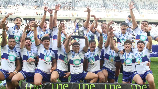 Warriors were crowned 2024 Harold Matthews champions in their first season of the under-17s competition. Picture: Warren Gannon Photography