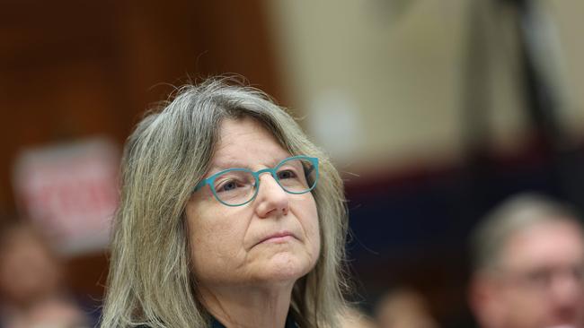 Sally Kornbluth, president of Massachusetts Institute of Technology, testifies before the House education and workforce committee in December. Picture Getty Images via AFP