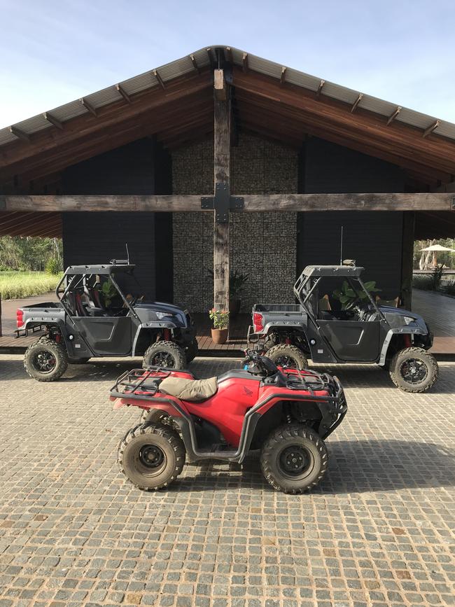 ATVs ready to hit the road. Picture: Penny Hunter