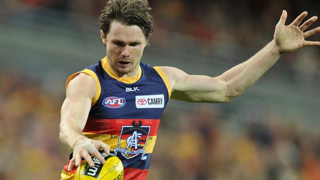 Patrick Dangerfield ... best for Crows. Picture: David Mariuz (Getty Images)