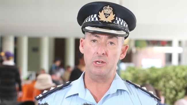 Gold Coast police superintendent Rhys Wildman. Picture: Richard Gosling