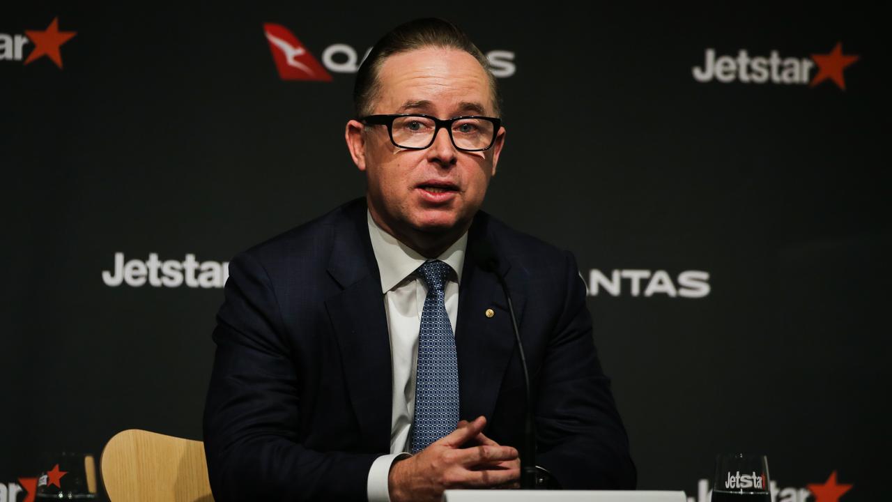 Former CEO Alan Joyce has seen up to $10.5m in pay frozen. Picture: NCA Newswire / Gaye Gerard