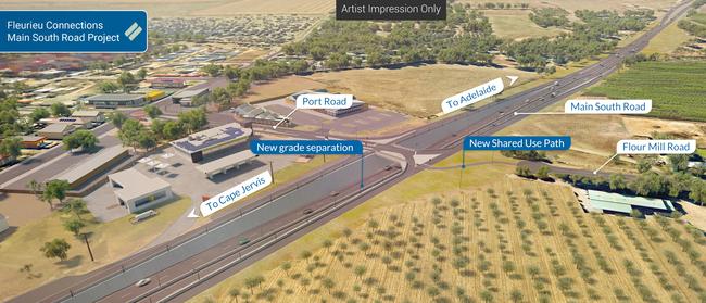 Artist impression of the Main South Road duplication. Picture: Supplied