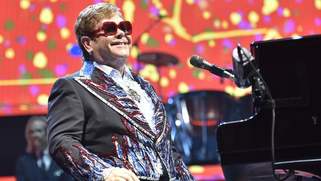 Elton John performs on his Farewell Yellow Brick Road tour at the Allstate Arena on Friday, Feb 15, 2019, in Rosemont, Illinois. Picture: Rob Grabowski/Invision/AP