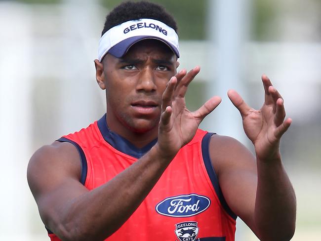 Esava Ratugolea has been a surprise packet for Geelong. Picture: Glenn Ferguson