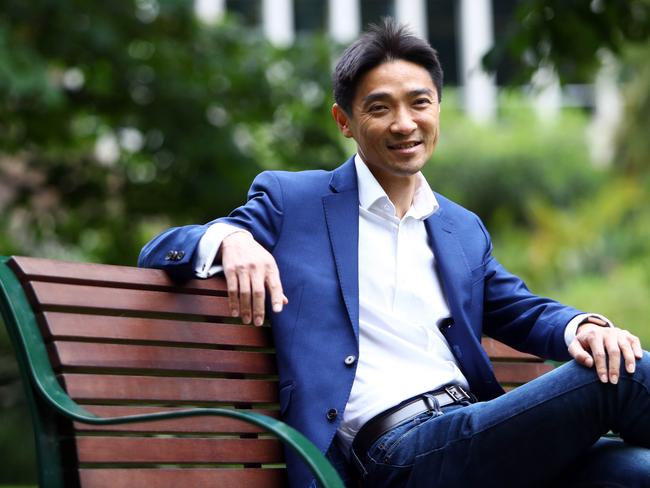 15/11/19 Dennis Lin is the executive chairman of Bubs Australia. Aaron Francis/The Australian