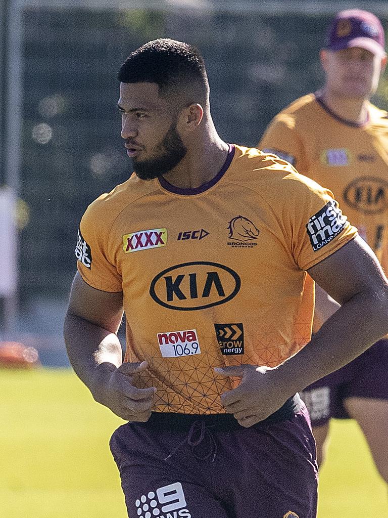 Ms Taufu is the mother of Brisbane Broncos star forward Payne Haas. Picture: NCA NewsWire / Jono Searle