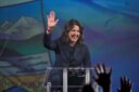 Danielle Smith takes aim at Trudeau in victory speech