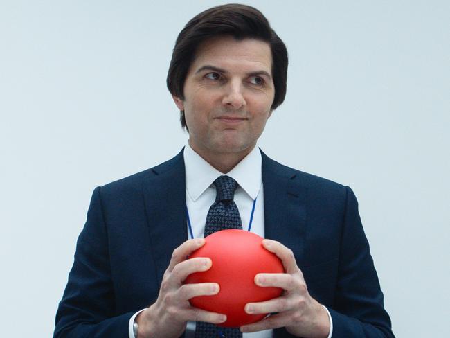 Adam Scott in a scene from Season 2 of Severance on AppleTV+.