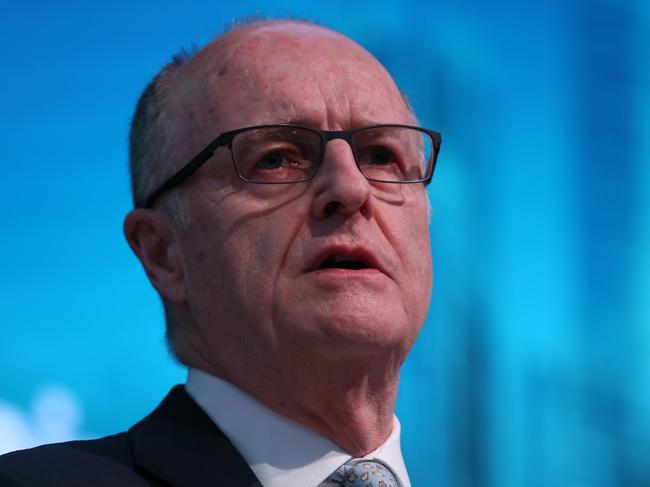 20/11/2019.  Lendlease AGM held at The  Four Seasons hotel in Sydney. Chairman Michael Ullmer during the opening of meeting. Britta Campion / The Australian