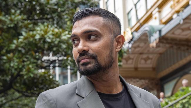 SYDNEY AUSTRALIA - NewsWire Photos, 6th APRIL , 2023: Danushka Gunathilaka, a Sri Lankan cricket star charged with sexually assaulting a woman and choking her without consent after a night out in Sydney after the T20. Picture: NCA NewsWire/Simon Bullard