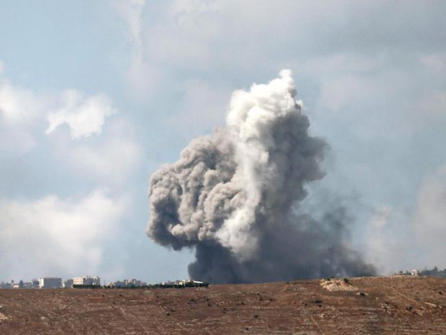 Israel went on the attack against Hezbollah. Picture: AFP