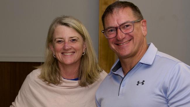 Member for Wide Bay Llew O'Brien and wife Sharon voting at Chatsworth on election day, May 3, 2025.