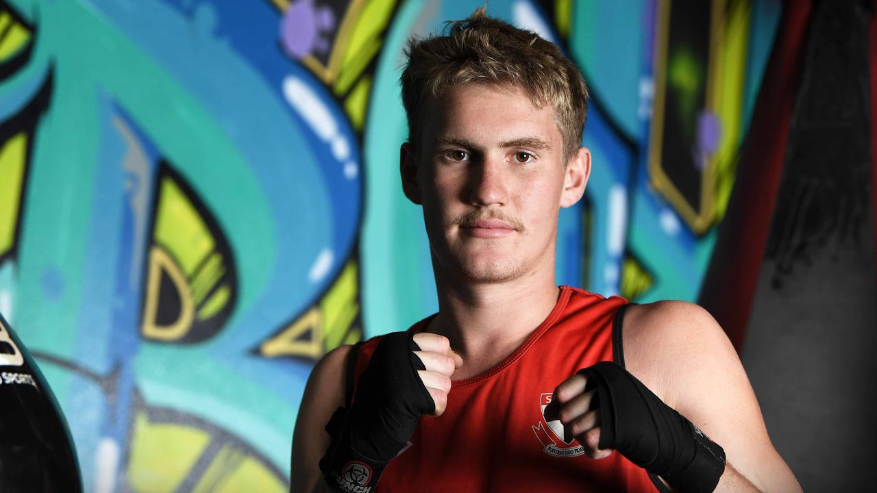 Noosa Box Office rising fighter Callum Hughes. Picture: Patrick Woods.