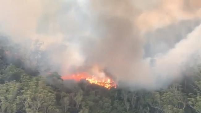 Fires on Fraser Island. Photo: Contributed.