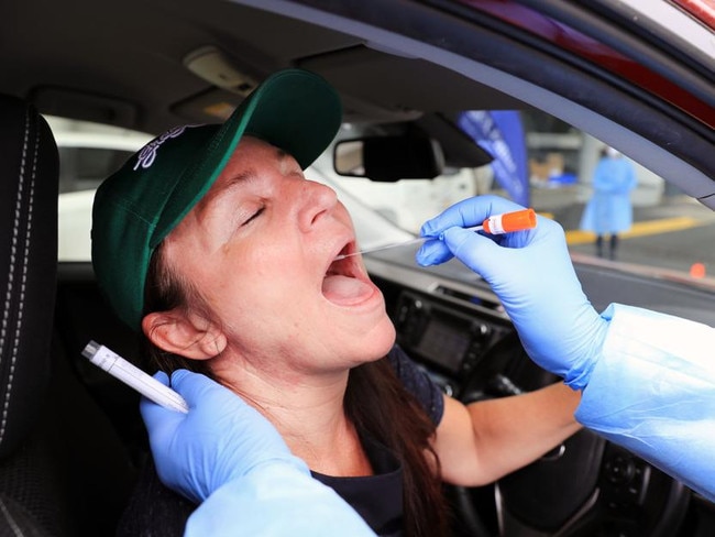 Tweed Heads Bowls Club has become the venue for the Tweed's first drive-through coronavirus (COVID-19) testing station. Photo Scott Powick Newscorp