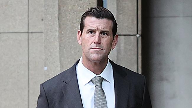 SYDNEY, AUSTRALIA - NewsWire photos FEBRUARY 22, 2022:  Ben Roberts-Smith arrives at Federal court in Sydney. The former elite SAS soldier is appearing in the defamation trial against Nine newspapers. Picture: NCA NewsWire / Dylan Coker