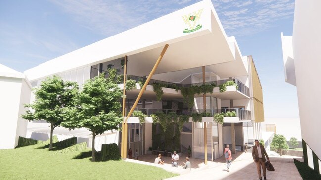 Plans submitted as part of the MID lodged with the State Government for the upgrade of Villanova College.