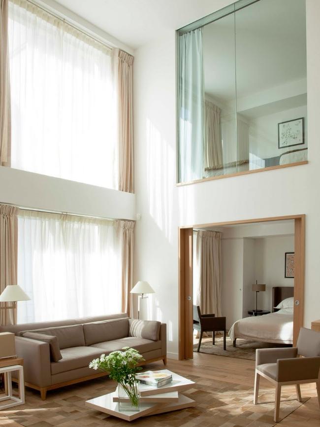 An interior view of the Paris residence where Kim Kardashian was robbed at gunpoint of around $14 million worth of jewellery. Picture: Splash