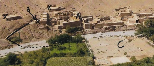 The Afghan village of Darwan, which was raided in 2012 by the SAS. Picture: Australian Federal Police