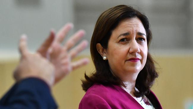 Queensland Premier Annastacia Palaszczuk has announced a return to school. (AAP Image/Darren England)