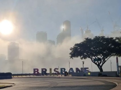 Brisbane fog. Picture: slipknut666/Instagram