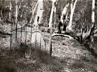 EARLY DAYS: The lonely grave of Gertrude is a grim reminder of the hardships the early pioneers had to contend with. Harry Rashleigh was there at that time and had a clear memory of the tragedy. Picture: Ray Humphrys