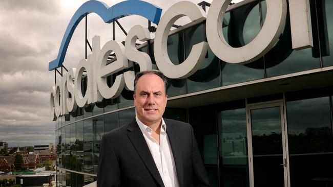 Carsales, led by managing director and CEO Cameron McIntyre, is looking to raise funds. Picture: Stuart McEvoy