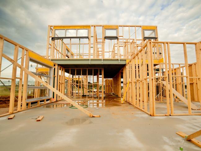 Home under construction  Picture: istock