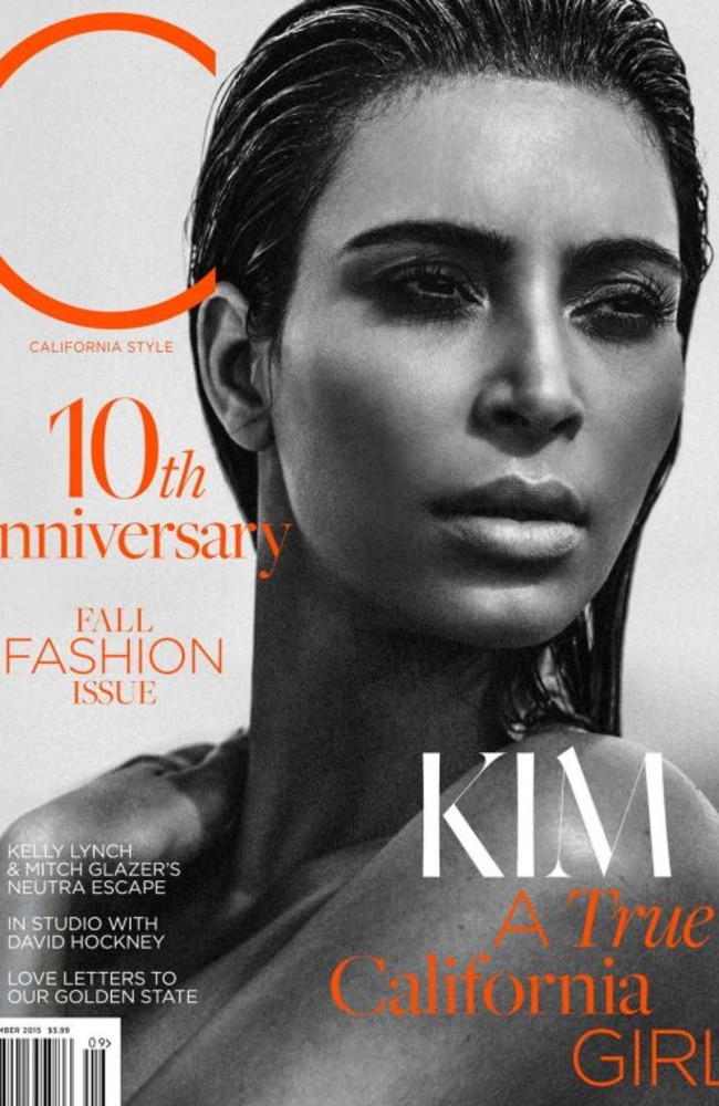 Perfect pout ... Kim Kardashian for C Magazine Picture: Keslan Tran for C Magazine