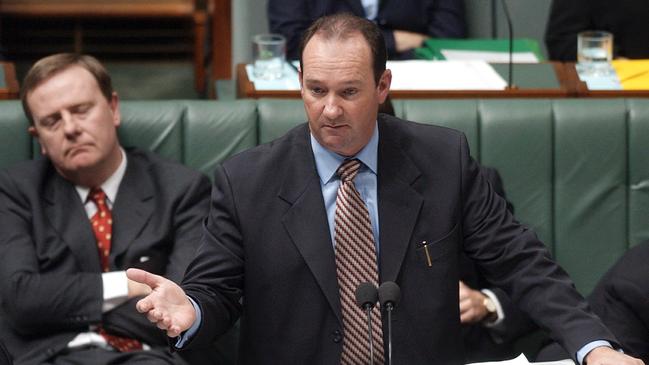 Trade Minister Mark Vaile in 2003. Picture: AAP Image/Alan Porritt