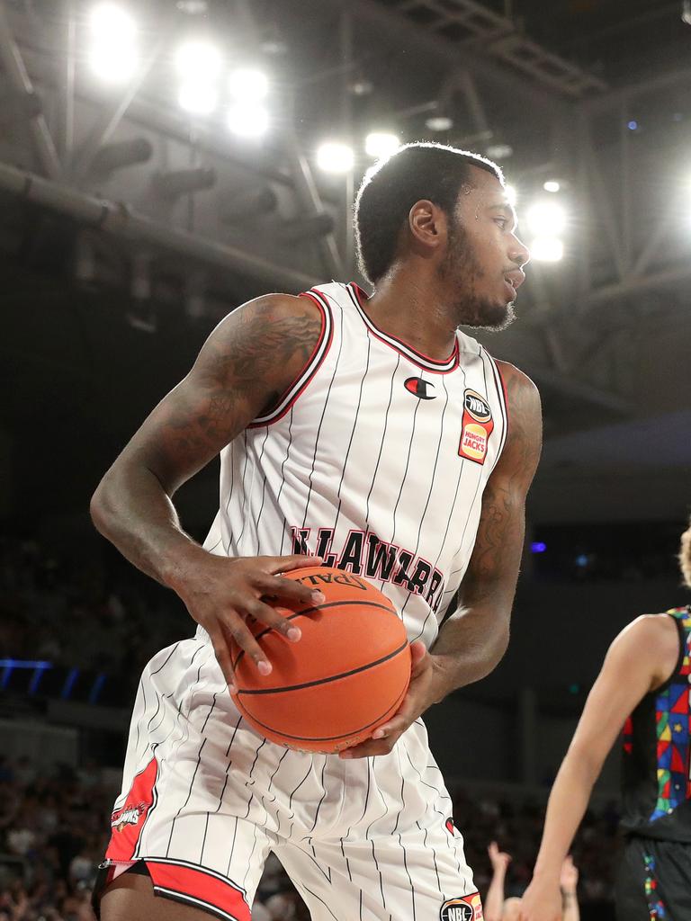 Gary Clark led the Hawks for scoring and while his side were persistent, the Hawks maintained their advantage throughout. Picture: Getty Images