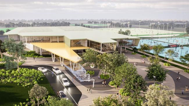 A master plan has been unveiled for a multi-use sports precinct in North Rockhampton. Picture: RRC