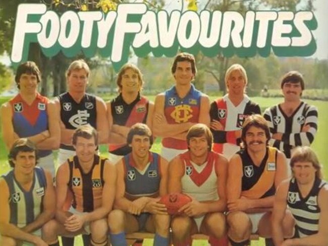 Footy stars singing hits... what could possibly go wrong? Picture: Supplied