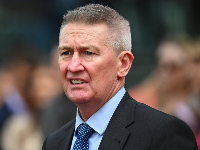 MELBOURNE, AUSTRALIA - AUGUST 12: Rob Montgomery is seen on his first Saturday metro meeting as Chairman of Stewards  during Melbourne Racing at Moonee Valley Racecourse on August 12, 2023 in Melbourne, Australia. (Photo by Vince Caligiuri/Getty Images)